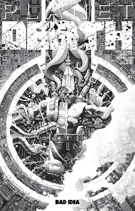 Planet Death Planet Sized Edition #1   B B&w Tomas Giorello Var