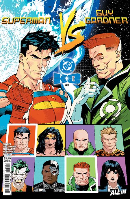 DC K.o. #3 (of 5)  G Dan Mora Bracket Card Stock Var
