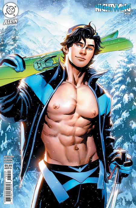 Nightwing #134  E Travis Moore Sweater Weather Card Stock Var