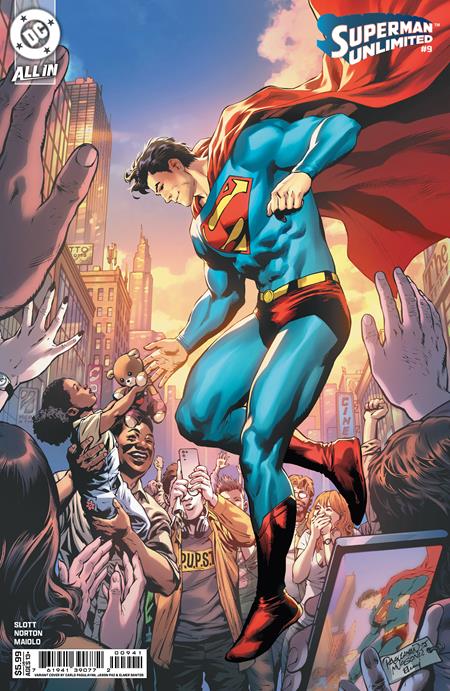 Superman Unlimited #9  D Carlo Pagulayan & Jason Paz Card Stock Var