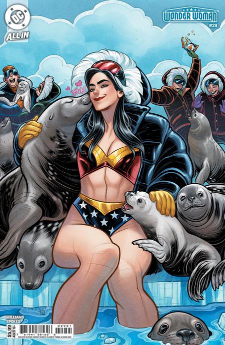Wonder Woman #29  E Elizabeth Torque Sweater Weather Card Stock Var