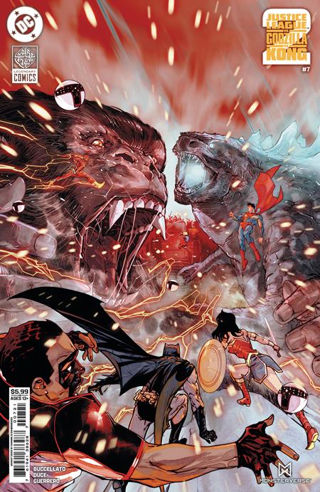 Justice League Vs Godzilla Vs Kong 2 #7 (of 7)  D Carmine Di Giandomenico Card Stock Var