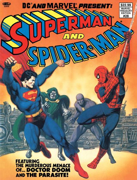 DC And Marvel Present Superman And Spider-man (marvel Treasury Edition #28) #1 Facsimile Edition  C John Romita Sr & Bob Larkin Foil Var