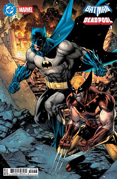 DC Marvel Batman Deadpool #1  | One Shot Second Printing Cvr B Jim Lee & Scott Williams Card Stock Var