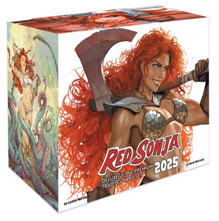 Red Sonja 2025 Deluxe Ultra-premium Trading Card Set Display Case - Collectibles - Image - Pop Weasel