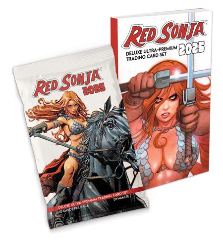 Red Sonja 2025 Deluxe Ultra-premium Trading Card Set Mini-box Foil-pack - Collectibles - Image - Pop Weasel