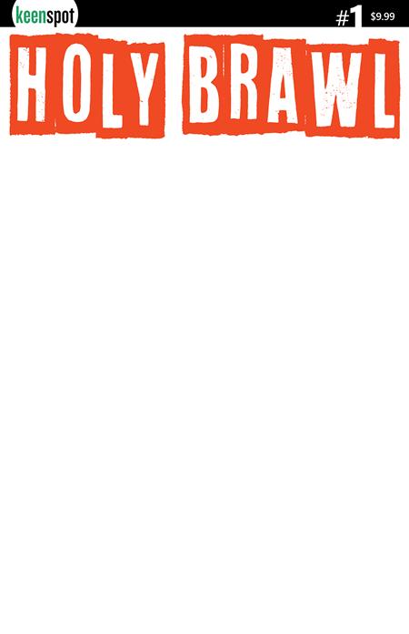 Holy Brawl #1  B Blank Sketch White Cover Var