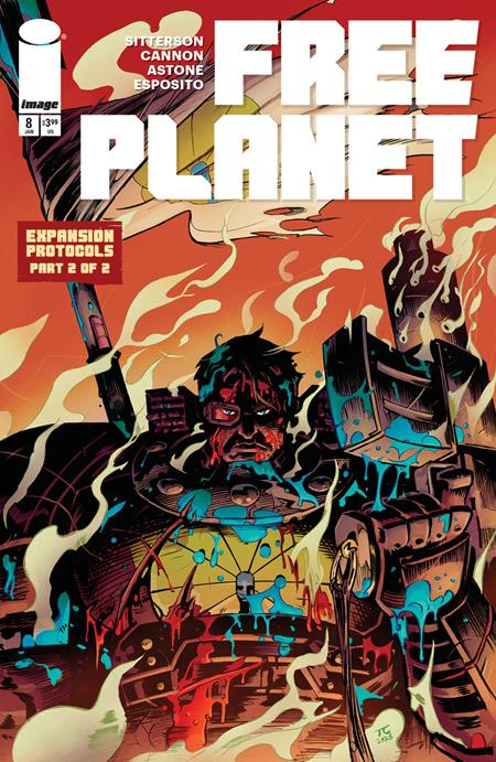 Free Planet #8  B Tyrell Cannon Var