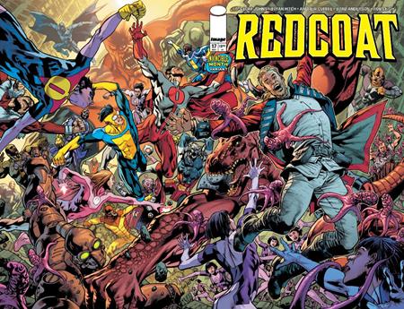 Redcoat #17  D Bryan Hitch & Brad Anderson Invincible Team Up Wraparound Var