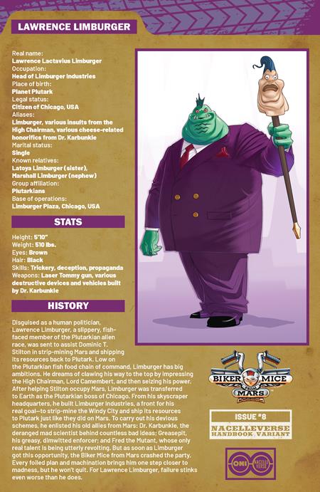 Biker Mice From Mars (2025) #8  B Dotun Akande Handbook Var