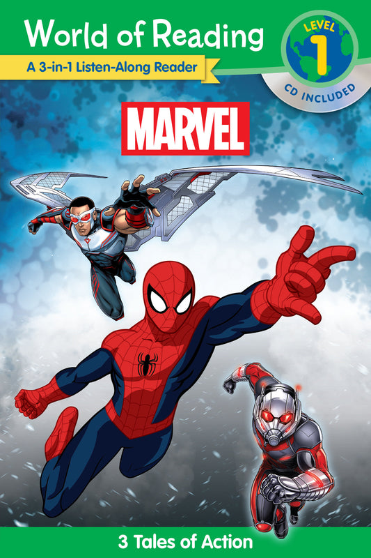World of Reading: Marvel: Marvel 3-in-1 Listen-Along Reader-World of Reading Level 1 | TPB