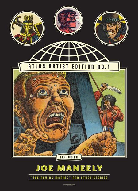 Atlas Artist Edition No 1 Joe Maneely  | Hardcover Vol 1 The Raving Maniac And Other Stories image