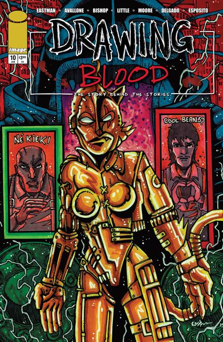 Drawing Blood #10 (of 12)  A Kevin Eastman