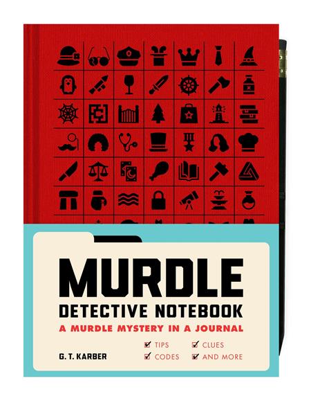 Murdle Detective Notebook  | Hardcover Previously Offered Thru Other Distributors - Graphic Novel - Image - Pop Weasel