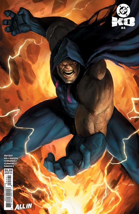 DC K.o. #4 (of 5)  F Aaron Bartling Darkseid Card Stock Var