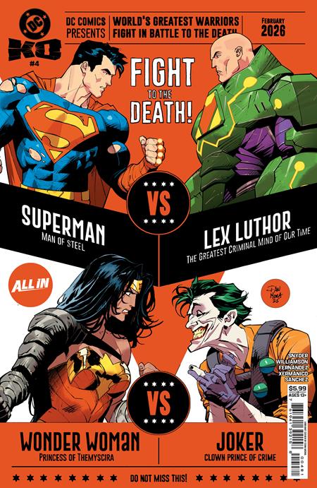 DC K.o. #4 (of 5)  G Dan Mora Bracket Card Stock Var