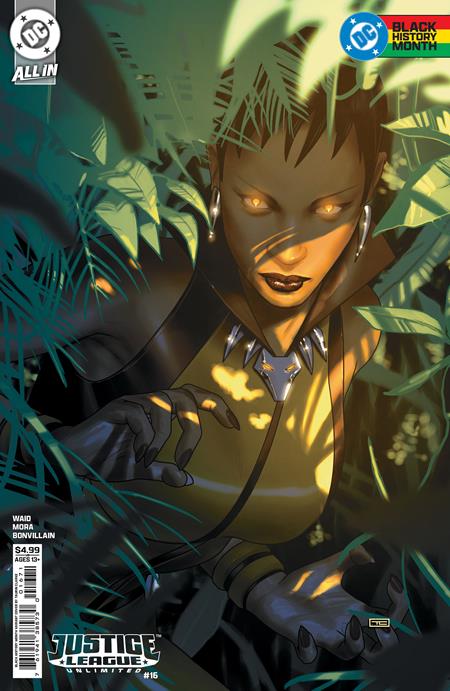 Justice League Unlimited #16  G Taurin Clarke Black History Month Card Stock Var (dc K.o.)
