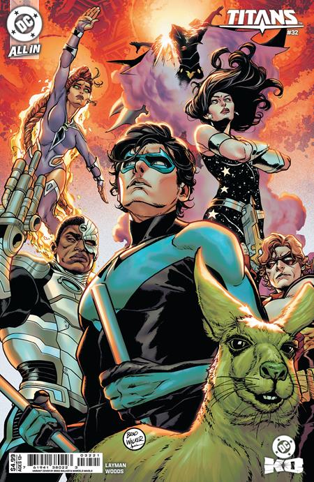 Titans #32  B Brad Walker Card Stock Var (dc K.o.)