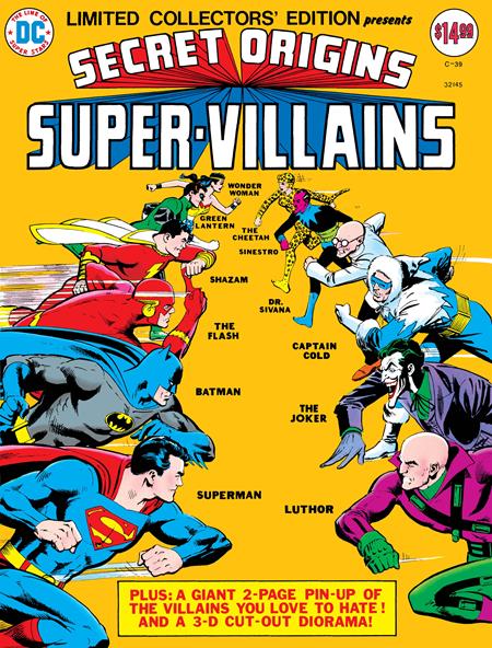 Limited Collectors Edition #39 Secret Origins Super-villains Facsimile Edition  A Dick Giordano