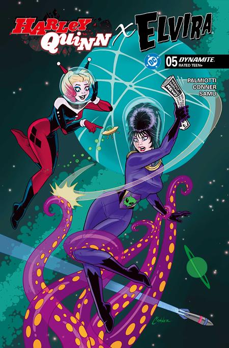 Harley Quinn X Elvira #5  A Amanda Conner Tentacles
