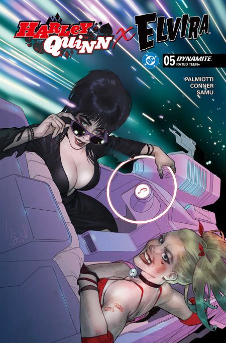 Harley Quinn X Elvira #5  D Ben Caldwell Var