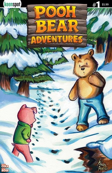 Pooh Bear Adventures #1  A Tessa Rose Bagged With Trading Card