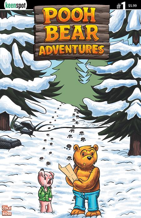 Pooh Bear Adventures #1  D Jose Chirinos (bagged With Trading Card)