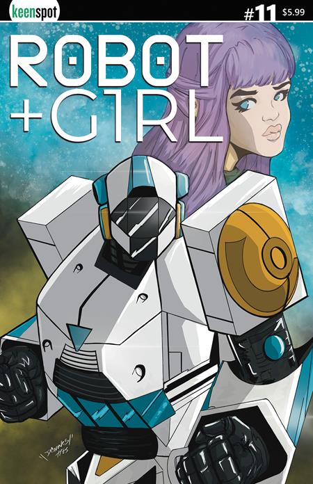 Robot + Girl #11  D Deanthony Graves Bagged With Trading Card Var