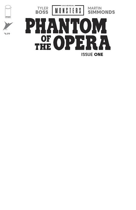 Universal Monsters Phantom Of The Opera #1 (of 4)  H Blank Sketch  Var