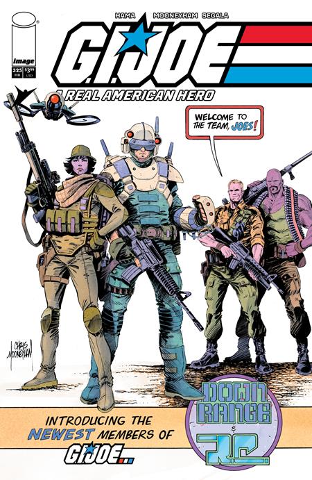 Gi Joe A Real American Hero #325  E Chris Mooneyham New Joe Var