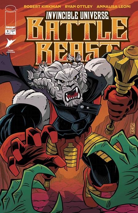 Invincible Universe Battle Beast #3 3rd Ptg
