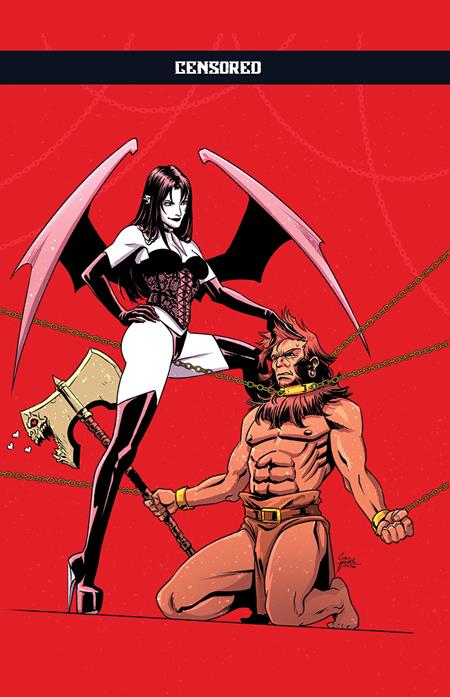 Barbaric The Long Death #3 (of 3)  E Corin Howell Lilith Crossover Black Bag Var