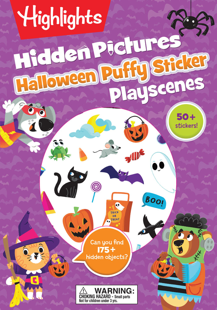 Halloween Hidden Pictures Puffy Sticker Playscenes image - Children/Young Adult - Image - Pop Weasel