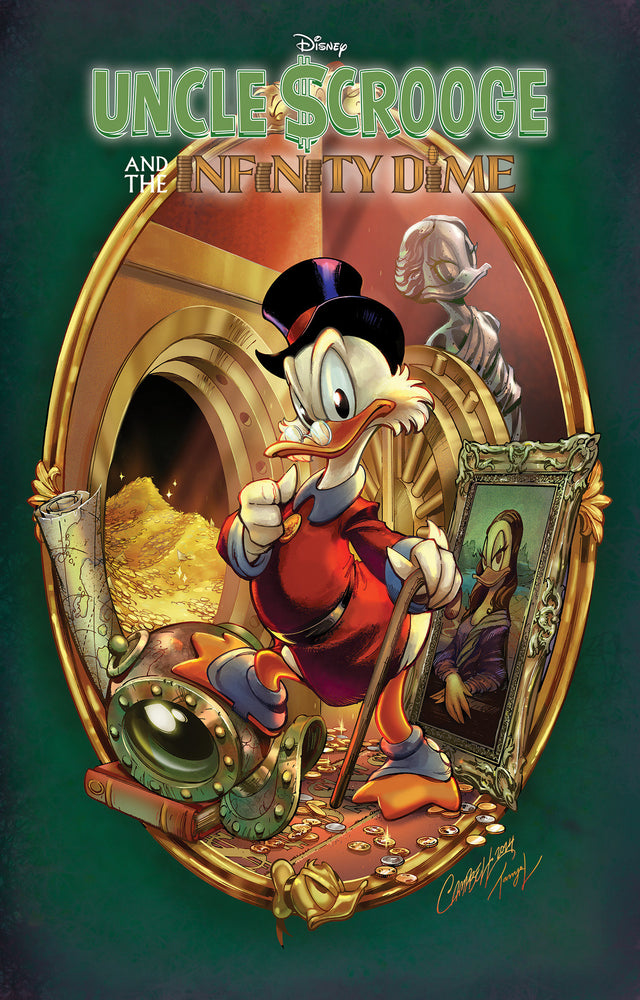 UNCLE SCROOGE AND THE INFINITY DIME GALLERY EDITION J. SCOTT CAMPBELL COVER [DM ONLY] | Hardcover image - Graphic Novels - Image - Pop Weasel