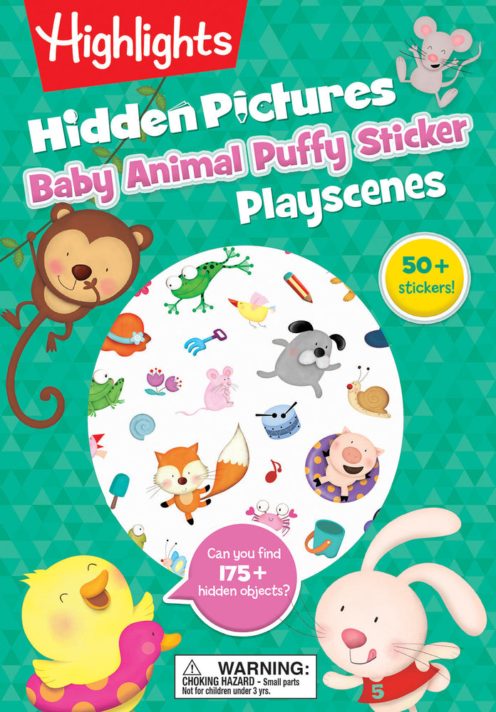 Baby Animal Hidden Pictures Puffy Sticker Playscenes image - Children/Young Adult - Image - Pop Weasel