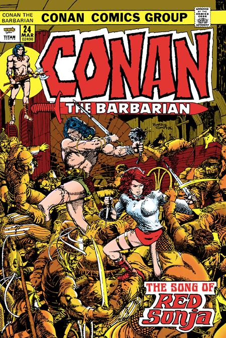Conan The Barbarian The Original Comics Omnibus  | Hardcover Vol 01 Direct Market Edition Barry Windsor Smith The Song Of Red Sonya - Image - Graphic Novels - Image - Pop Weasel
