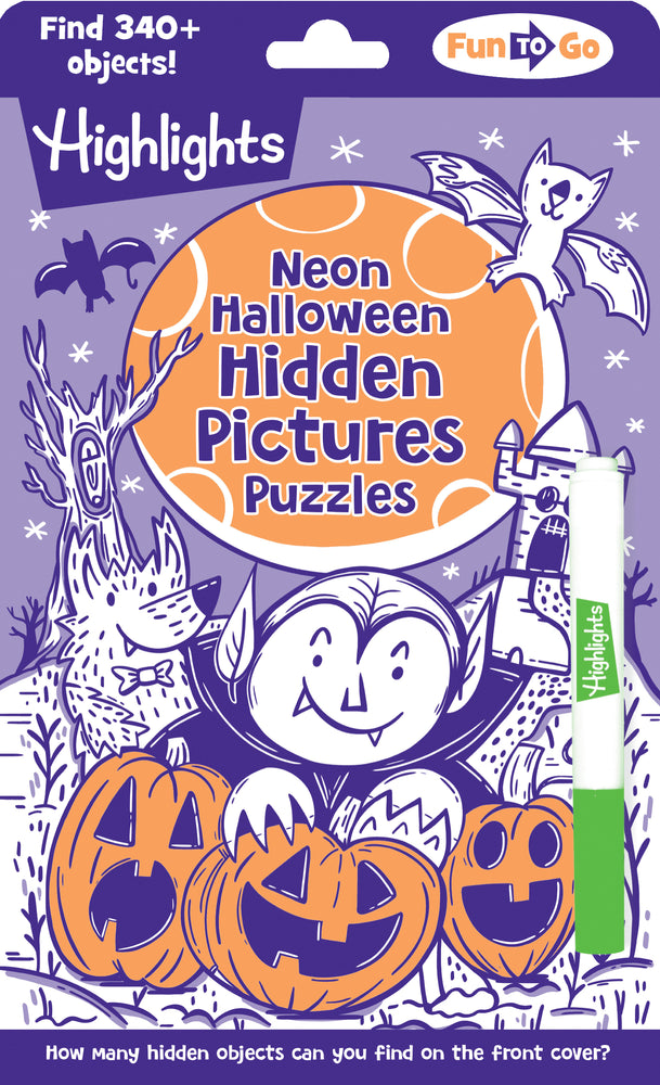 Neon Halloween Hidden Pictures Puzzles - Image - Children/Young Adult - Image - Pop Weasel