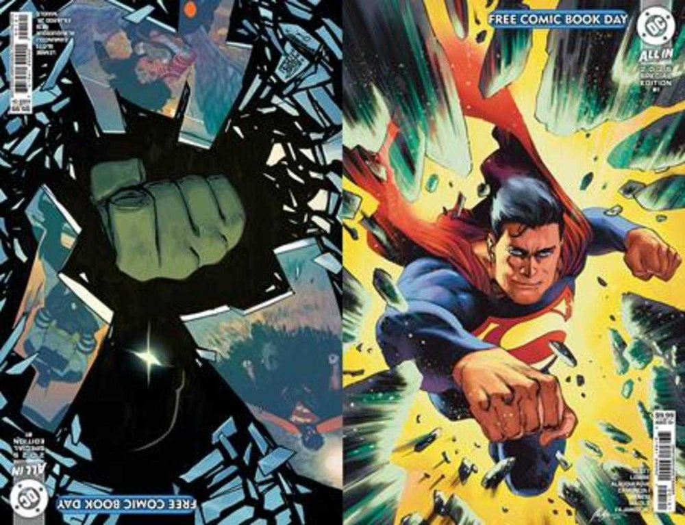 Free Comic Book Day 2025 - DC All In Absolute Universe 2025 Free Comic Book Day Special Edition Foil Variant - Retailers Sales Tools - Image - Pop Weasel