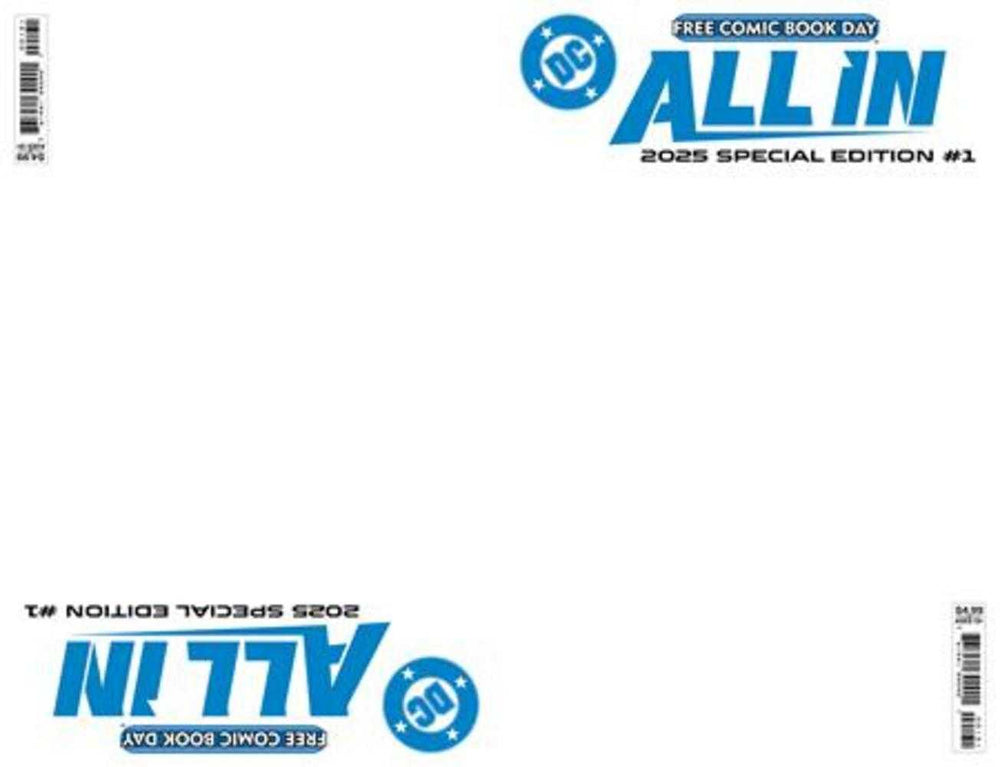 Free Comic Book Day 2025 - DC All In Absolute Universe 2025 Free Comic Book Day Special Edition Blank Variant - Retailers Sales Tools - Image - Pop Weasel