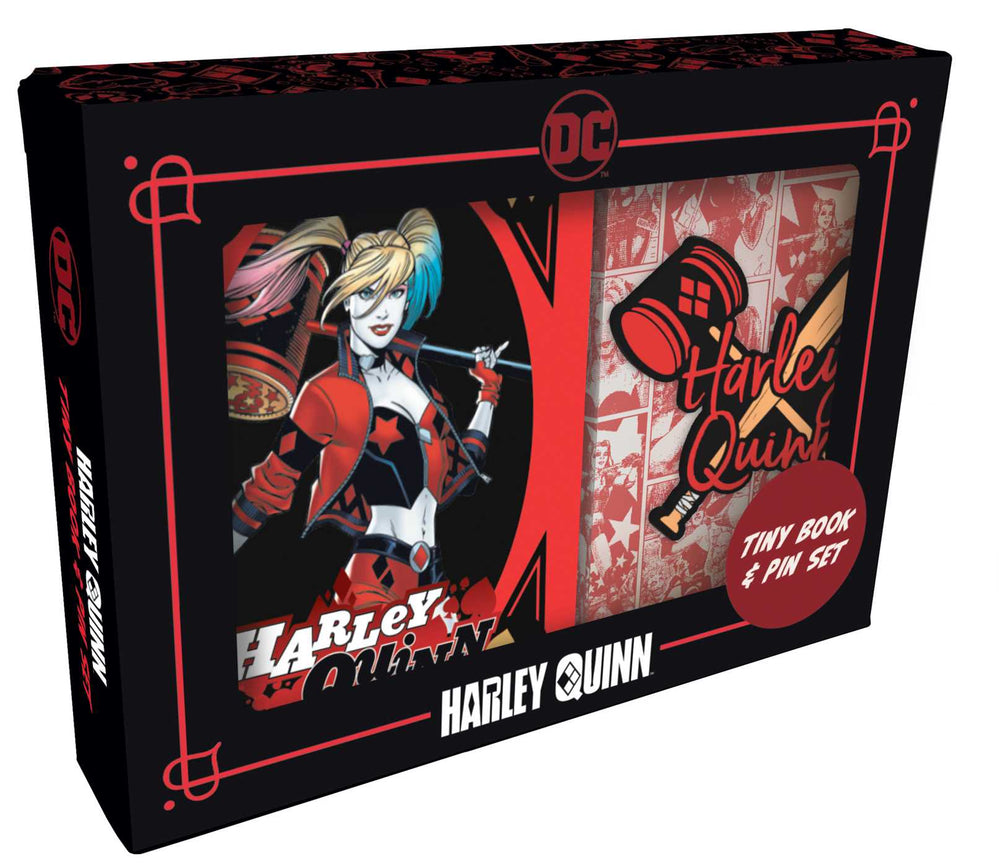 DC Comics: Harley Quinn Tiny Book and Pin Set image - Novelty - Image - Pop Weasel