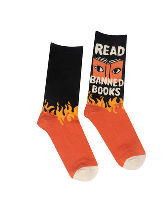 Read Banned Books Socks - Large - Socks - Image - Pop Weasel