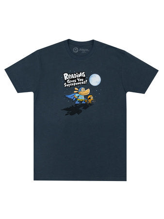 Dog Man: Reading Gives You Superpowers Unisex T-Shirt XX-Large - Clothing - Image - Pop Weasel