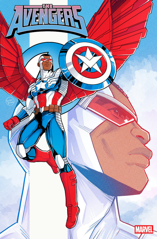 AVENGERS #26 LUCIANO VECCHIO CAPTAIN AMERICA VARIANT [DOOM] - Image