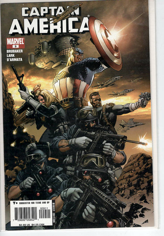 Pre-Owned - Captain America #9  (October 2005) Scanned Image Pop Weasel Pre-Owned Comics