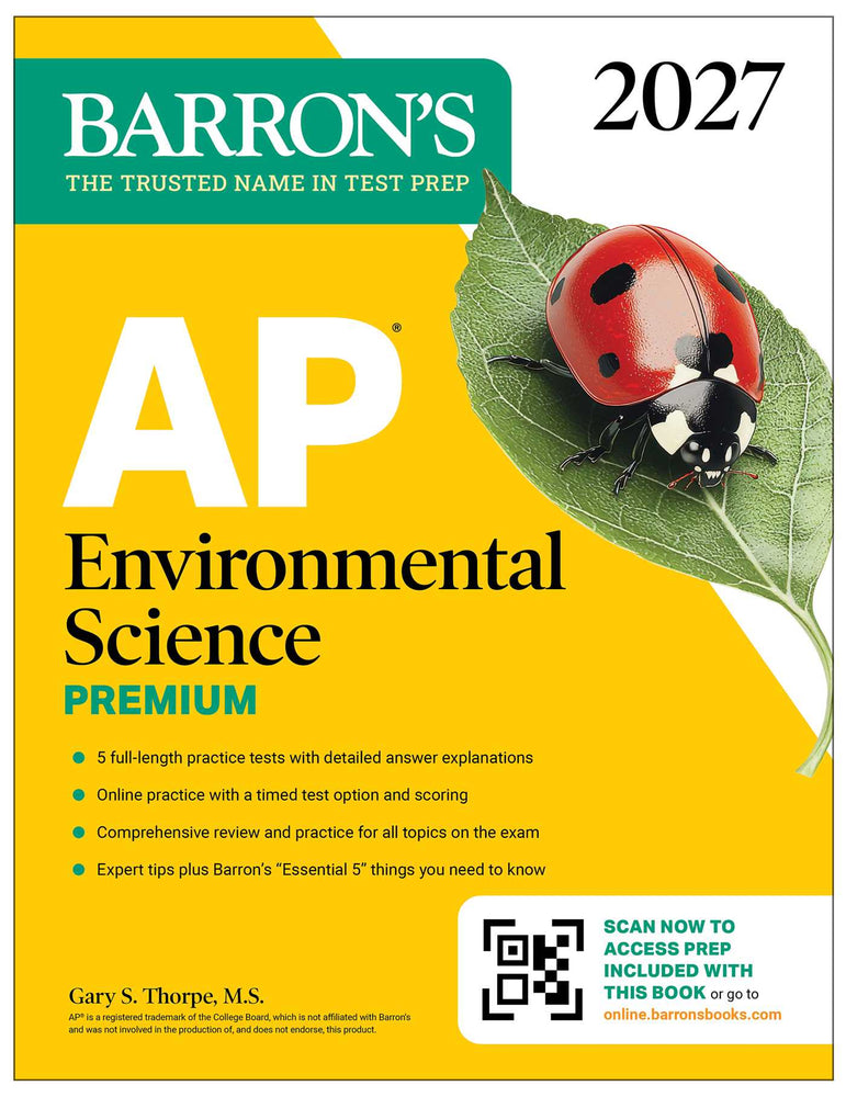 Ap Environmental Science Premium, 2027: Prep Book With 5 Practice Tests + Comprehensive Review + Online Practice - Books - Image - Pop Weasel
