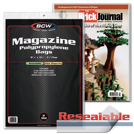 Resealable Magazine Bags Thick (pack Of 100) image - Supplies - Image - Pop Weasel