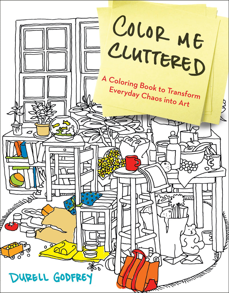Color Me Cluttered image - Colouring Book - Image - Pop Weasel