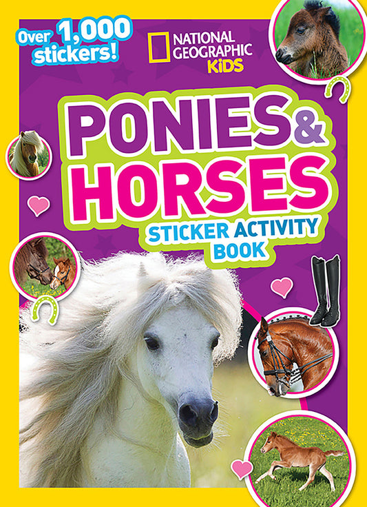 National Geographic Kids Ponies and Horses Sticker Activity Book image