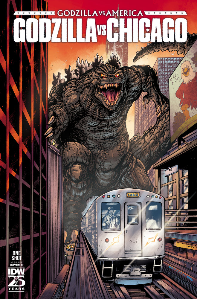 Godzilla Vs. America: Chicago Variant B (Seeley) image - Comics - Image - Pop Weasel