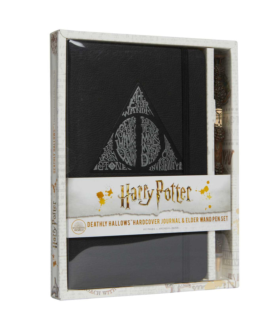Pop Weasel Image of Harry Potter: Deathly Hallows Hardcover Journal and Elder Wand Pen Set - Stationery - Image - Pop Weasel